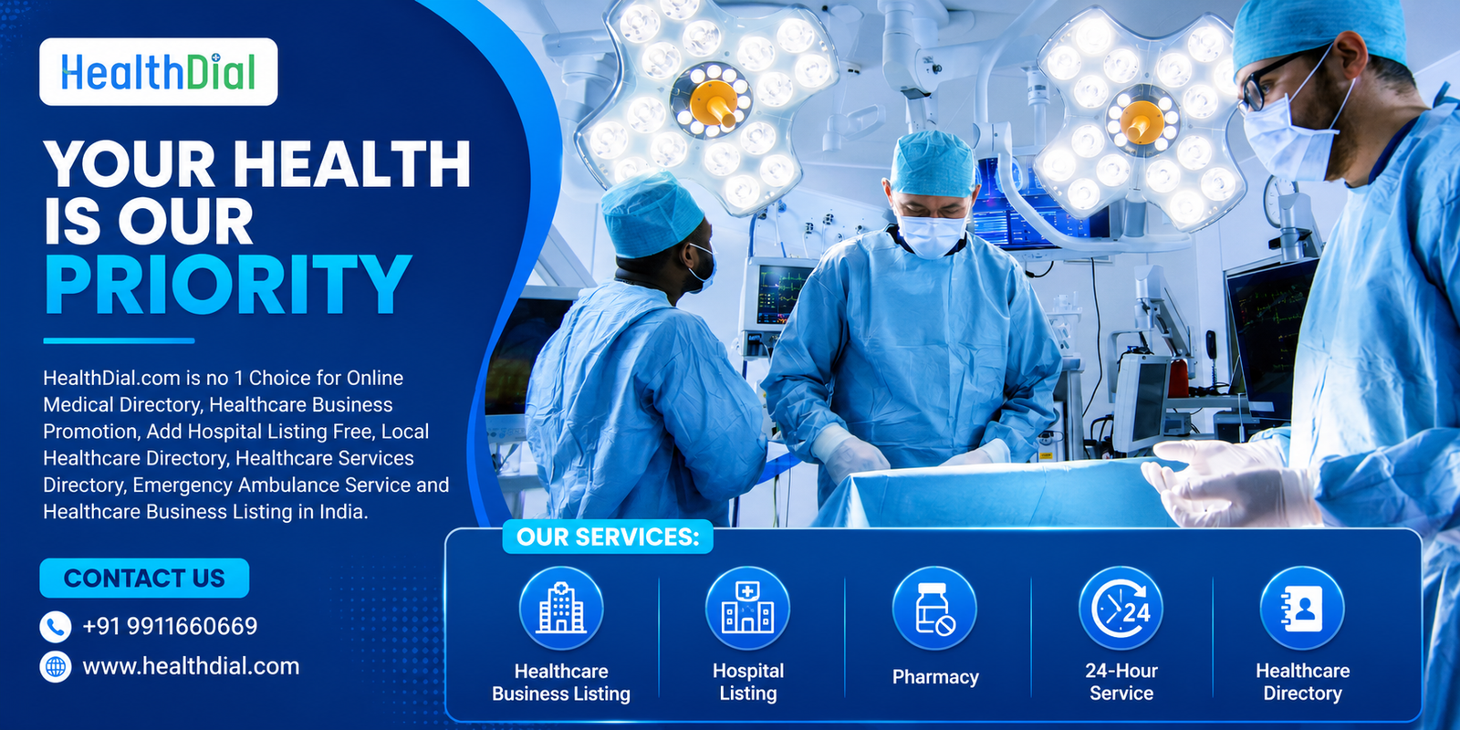 Healthcare Business Listing India: Grow Your Medical Hospital and Clinics with HealthDial.com