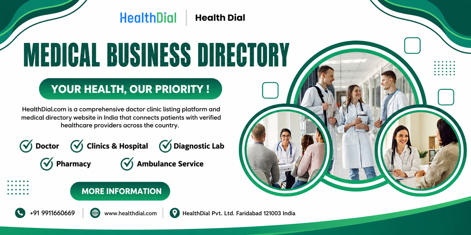 Doctor Clinic Listing Platform and Medical Directory Website India – HealthDial.com
