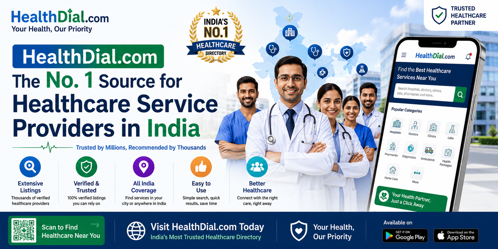 HealthDial.com: The No. 1 Source for Healthcare Service Providers in India