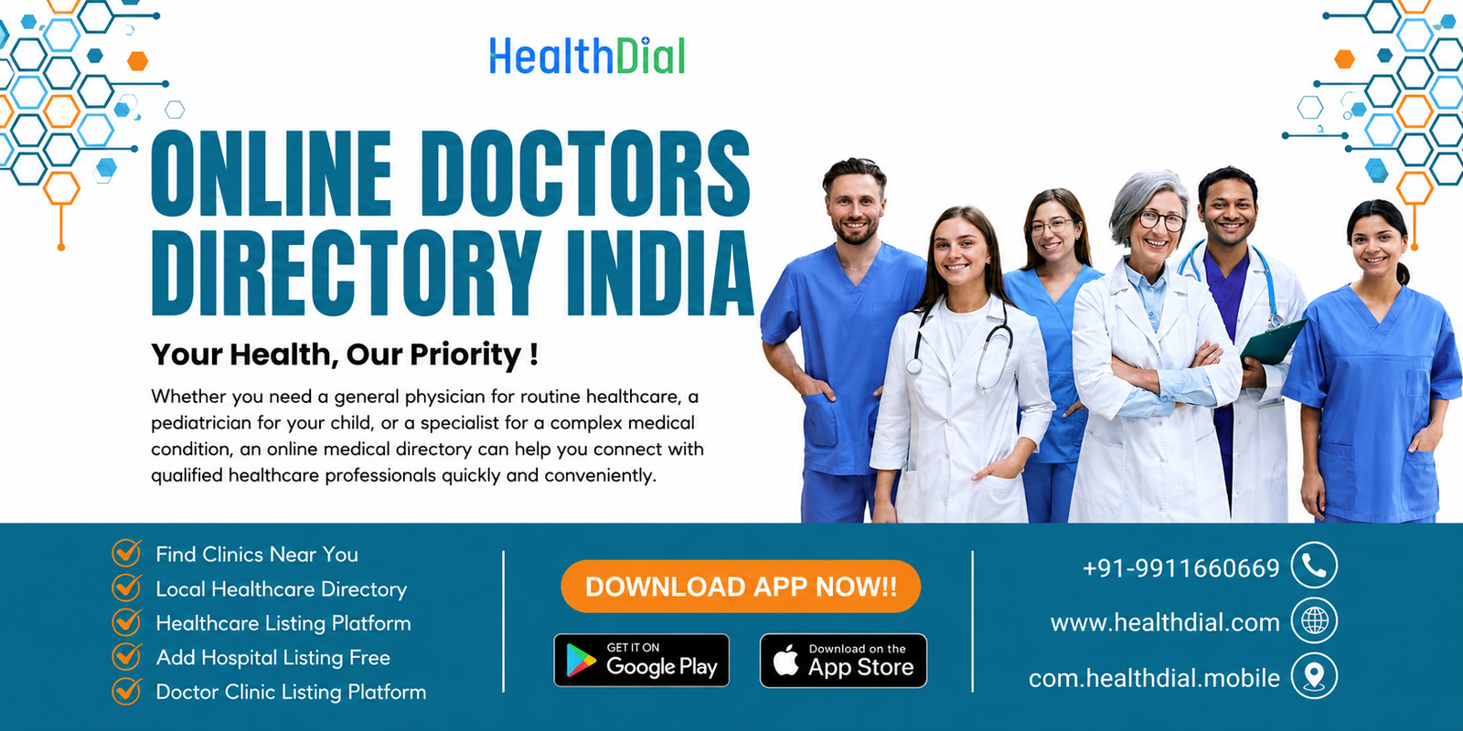 Online Doctors Directory India: Find Trusted Specialists Near You at HealthDial.com